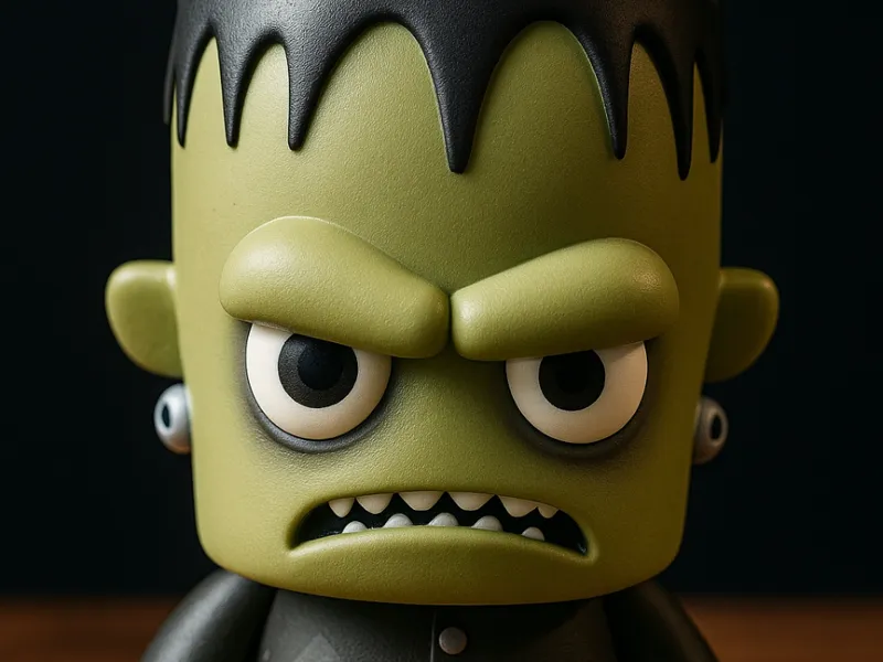 Cute Frankenstein Figurine Halloween Collectible