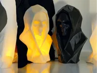 Buste faucheuse lumineux - déco gothique — photo 1