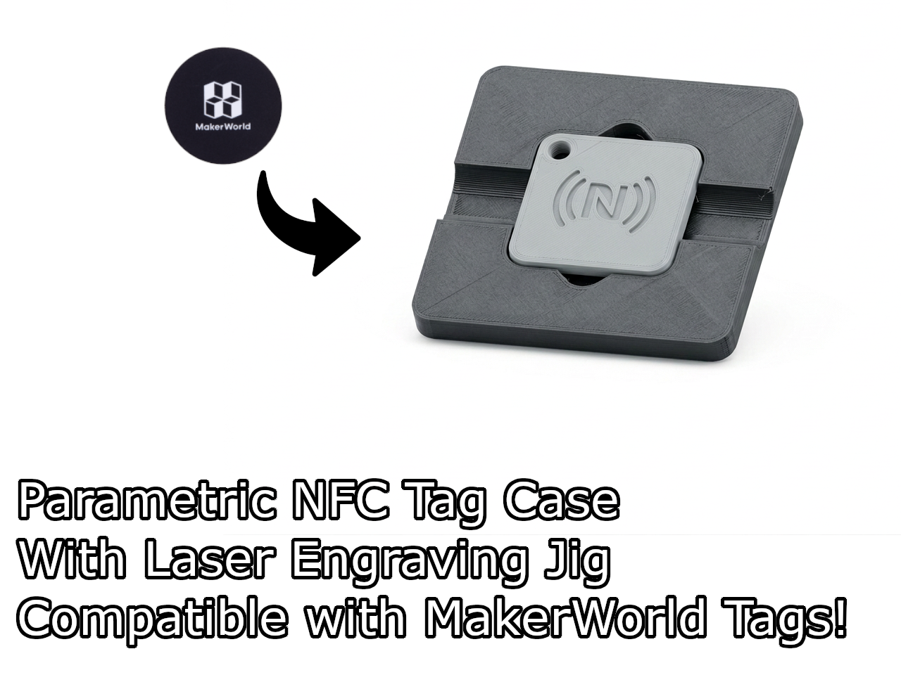 Parametric NFC Tag Case