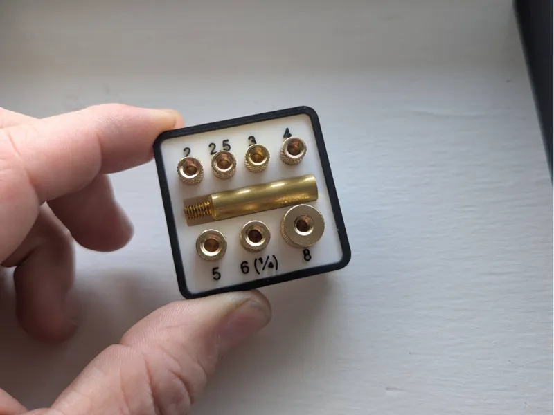 Heat Insert Gridfinity Storage - 1x1x2U