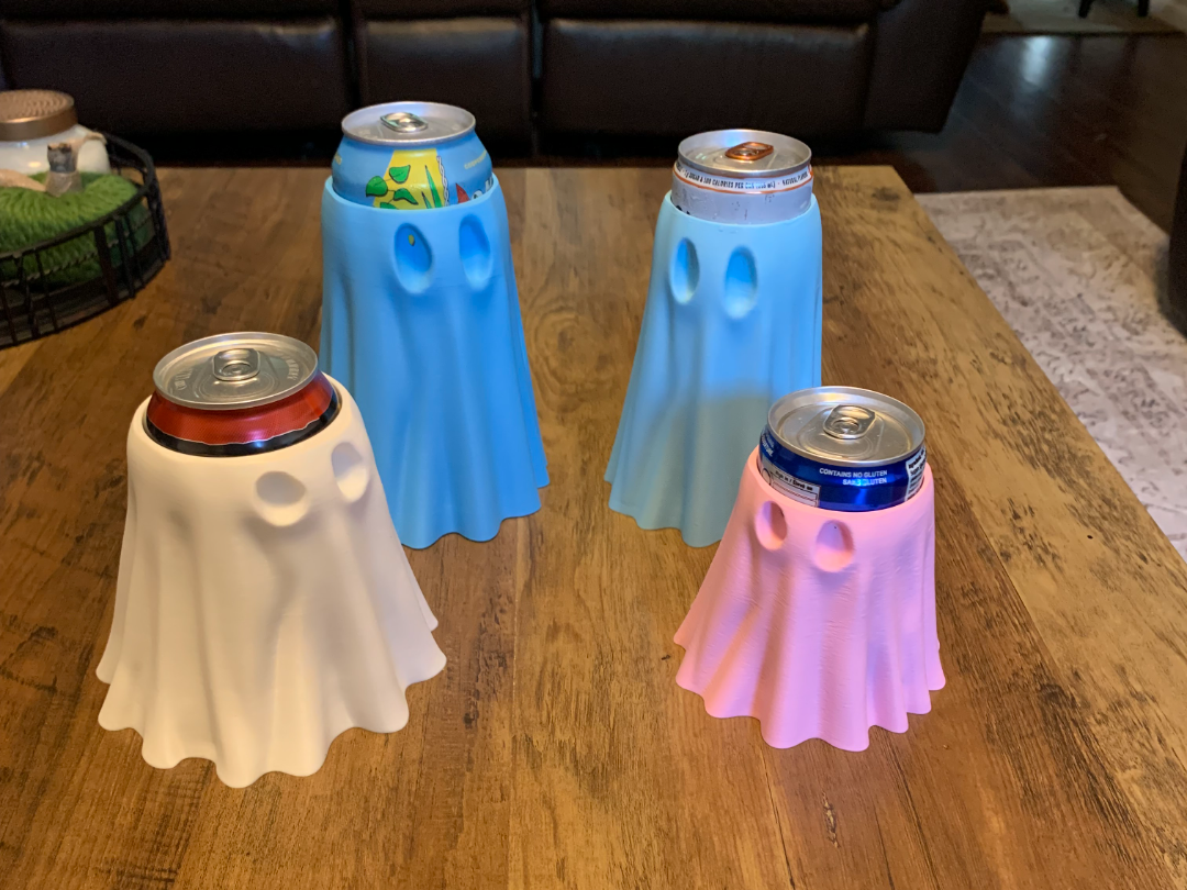 Ghost Koozies- 5 Different Can Sizes 3D model