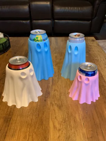 Adorno temático: Ghost Koozies- 5 Different Can Sizes — vista de referencia 2