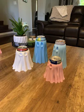 Adorno temático: Ghost Koozies- 5 Different Can Sizes — vista de referencia 4
