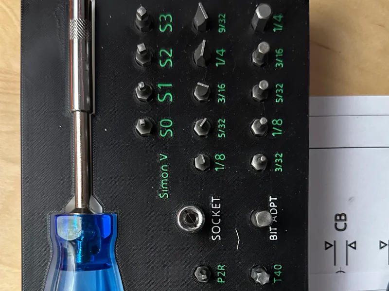 Screwdriver Gridfinity
