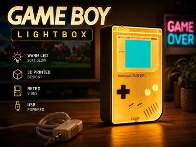 Game Boy Retro Lightbox
