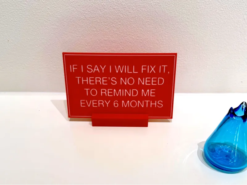 Sign - If I Say I Will Fix It...