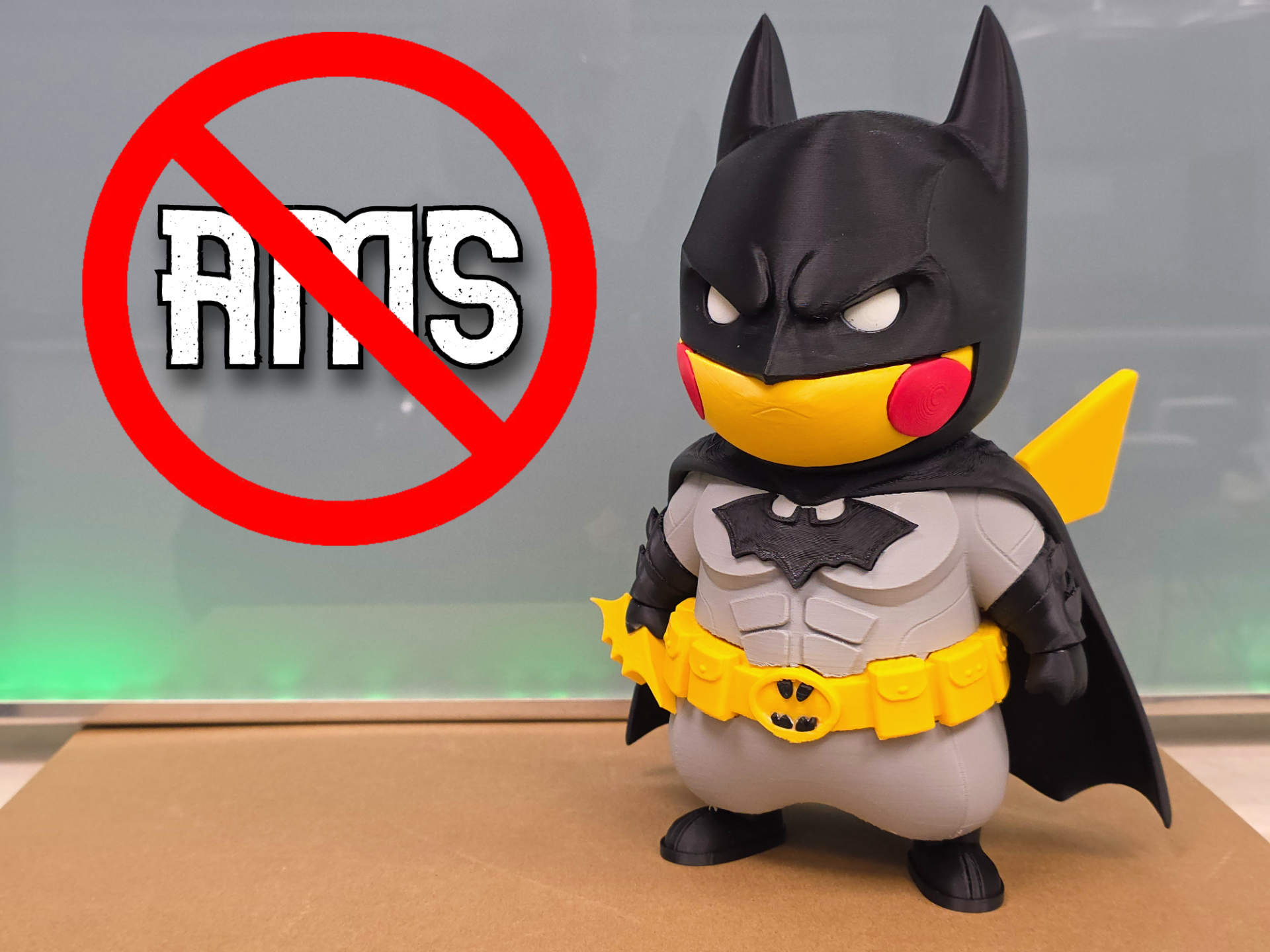 Pikachu as Batman DC / NO AMS