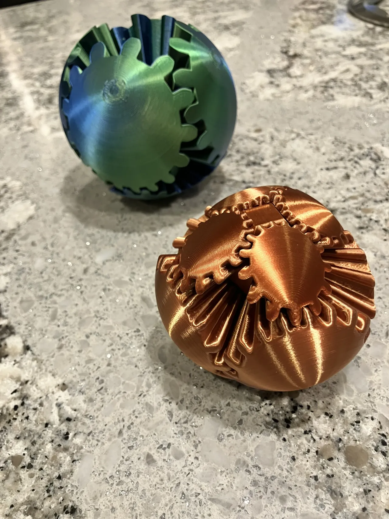 Gear Ball Free Spinning Smooth Edge Great for Kids view 3