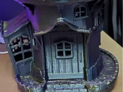 Gnome House / Wizard house  led001 puck light lamp