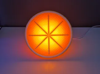Lampe Zitrone