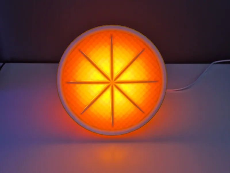 Lampe Zitrone