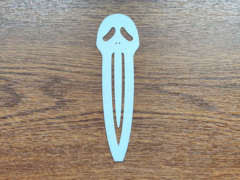 Scream bookmark - thin, fast, 0,6mm, just 3layers
