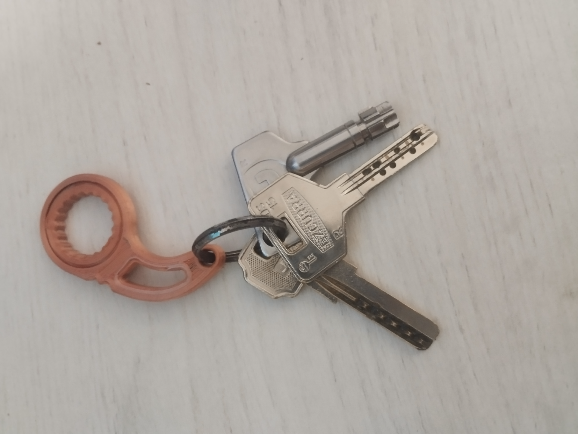 Fidget Spinner Keychain Print in Place