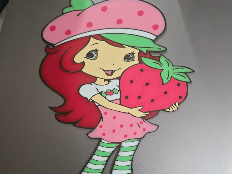 strawberry shortcake name plate