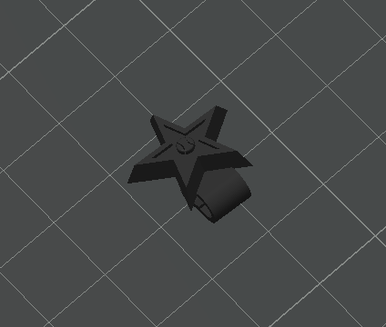 Miniatura 2 do modelo 3D Star Hat Clip