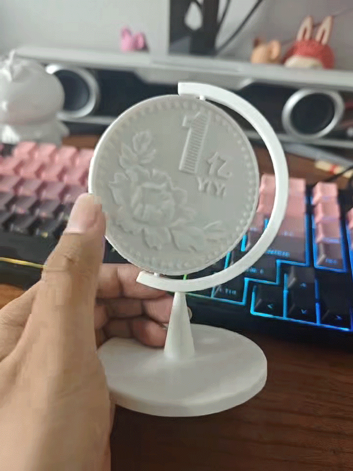 转（赚）他一个亿，一亿可旋转摆件