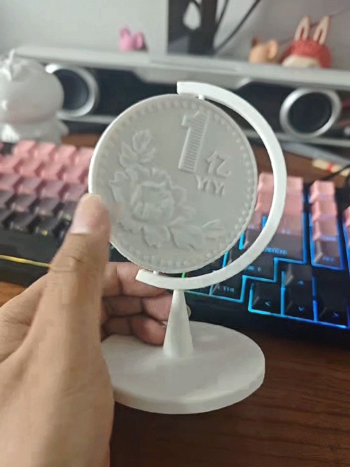 转（赚）他一个亿，一亿可旋转摆件