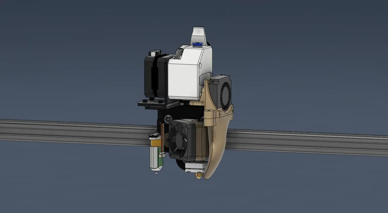 CR-10 direct drive fan holder