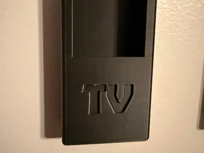TV Remote Command Strip Wall Mount