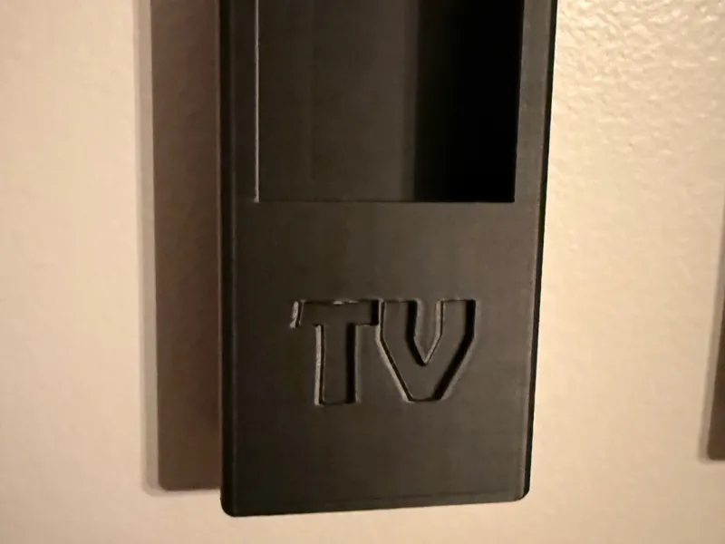 TV Remote Command Strip Wall Mount