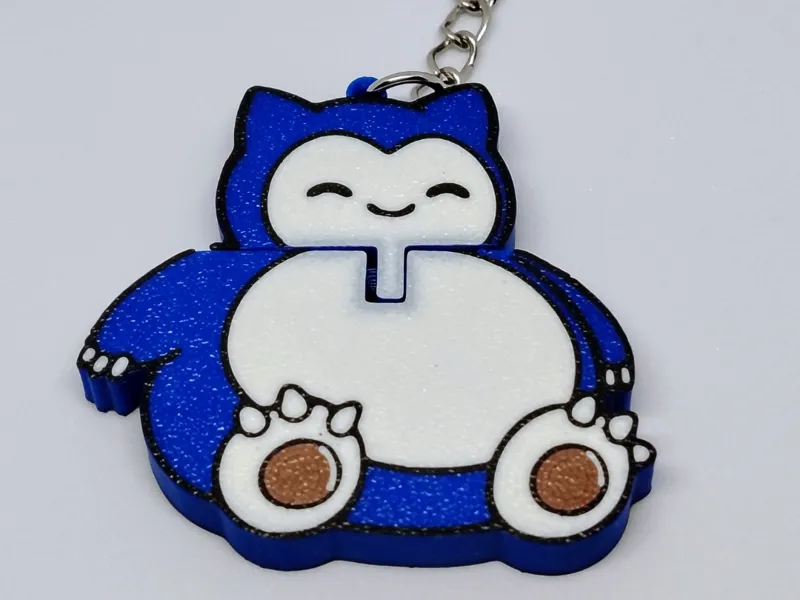 Pokemon - Snorlax Flexi Keychain