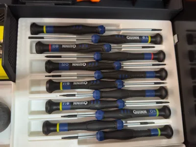 Gridfinity: QUINN Precision Screwdriver Set