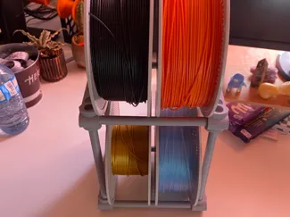 Modular Filament Spool Rack/Holder - Low Filament