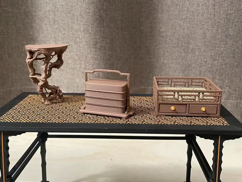 1:6比例的长方抹角提盒
