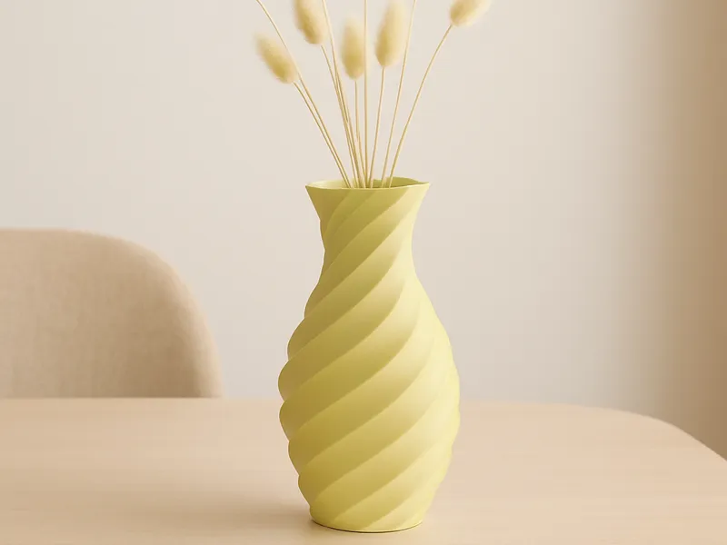 Spiral Vase Lundi Unique Curves