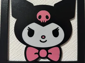 Kuromi Bild im Rahmen