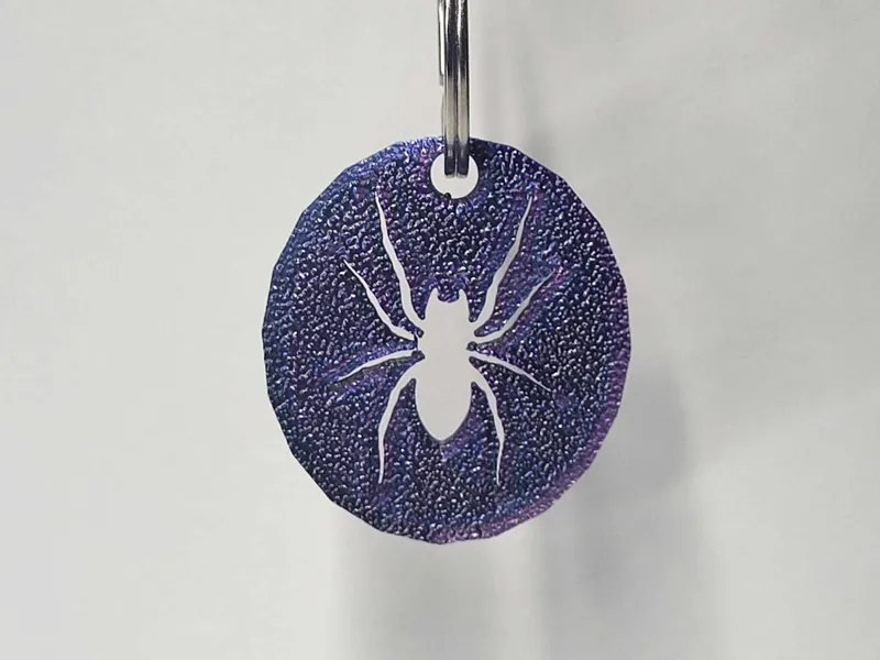 spider keychain