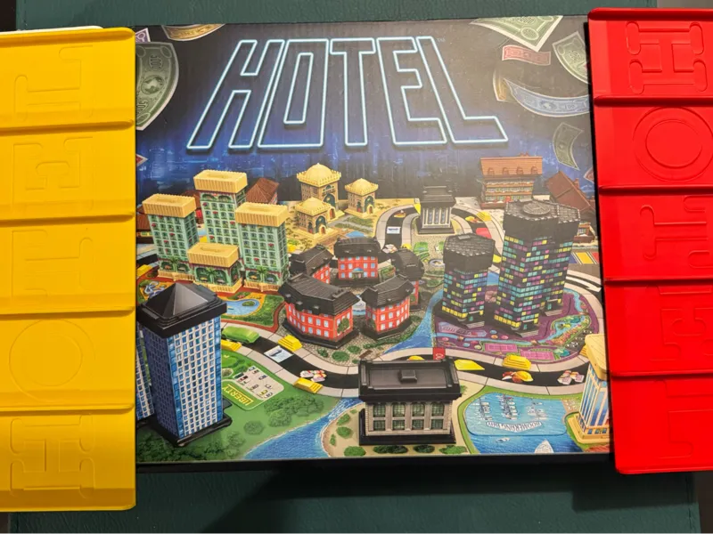 Money trays for the boardgame Hotel