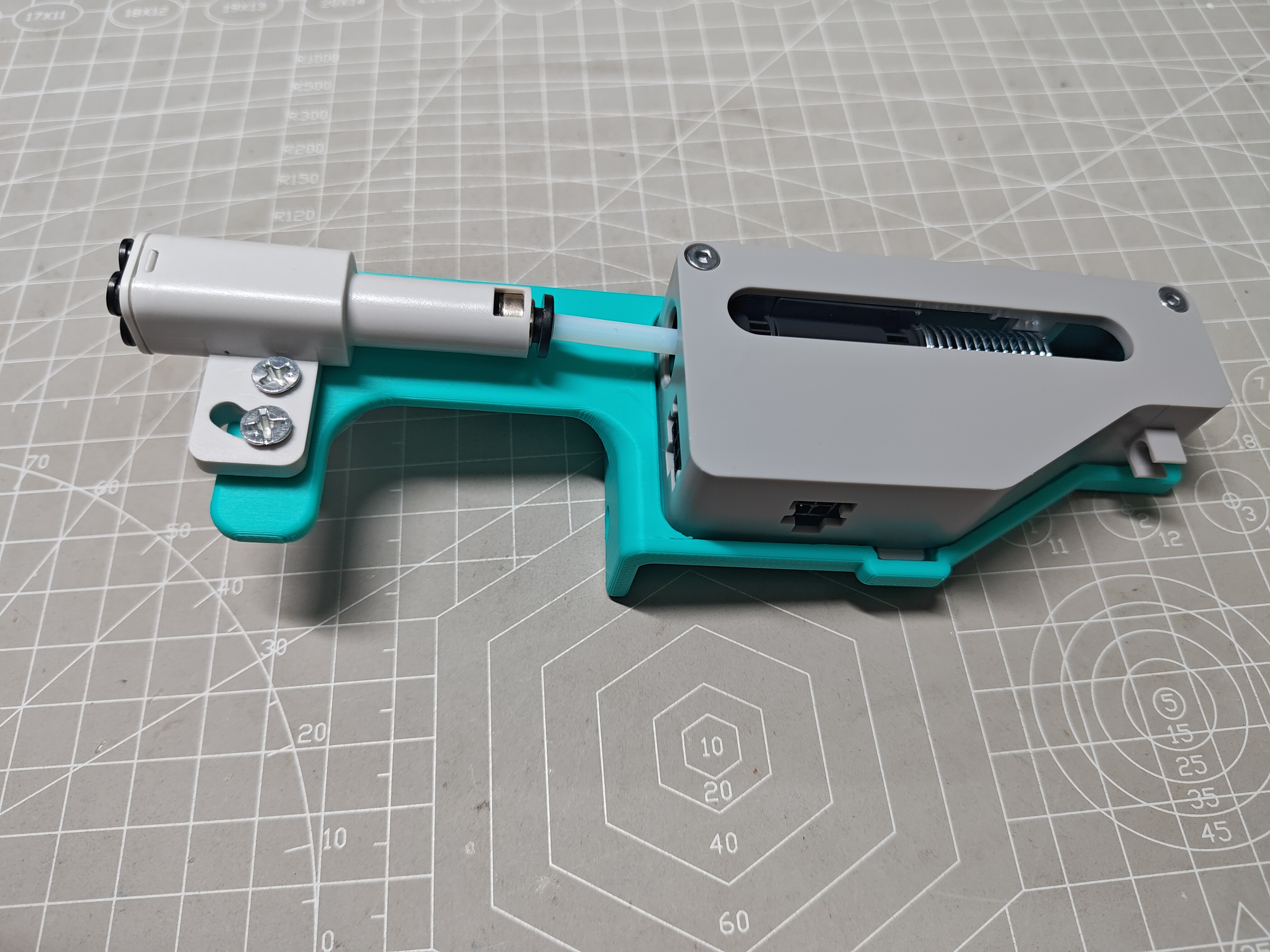 Miniatura 2 do modelo 3D X1/P1系列缓冲器外置支架
