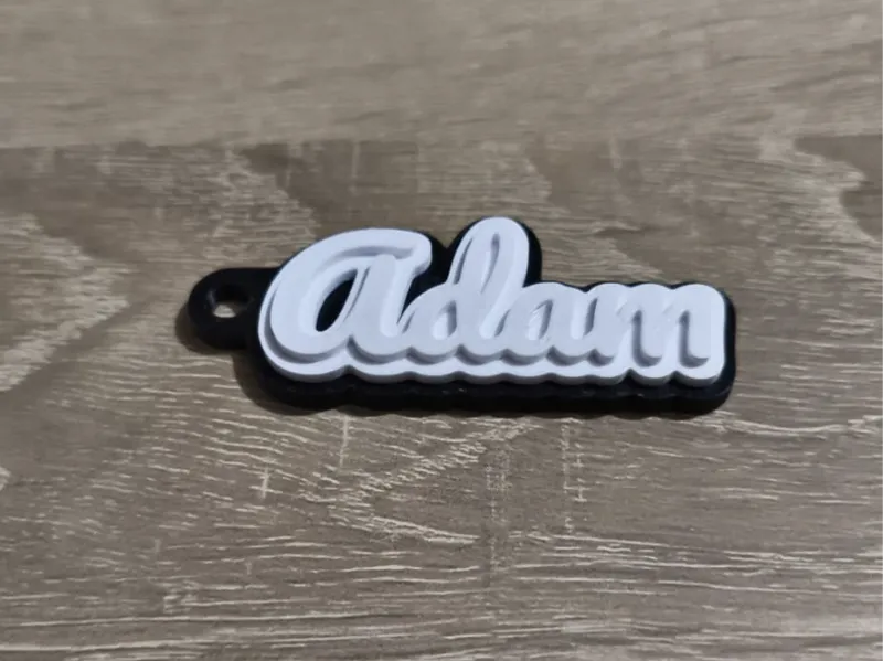 Keychain Adam Multicolor Black/White