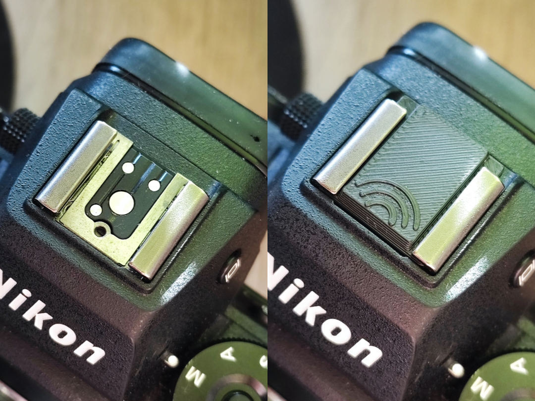 Speedlight cover plate for cameras