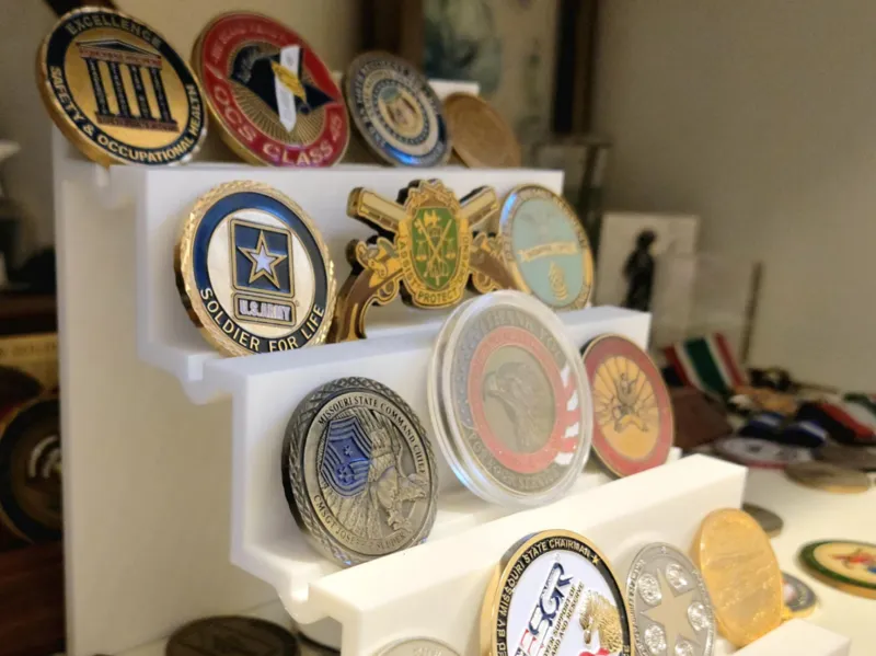 Challenge Coin Holder, Collectable Coin Display
