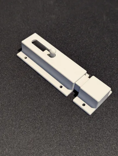 Door Bolt Lock by Wile E. 3DMakerWorld: Download Free 3D Models