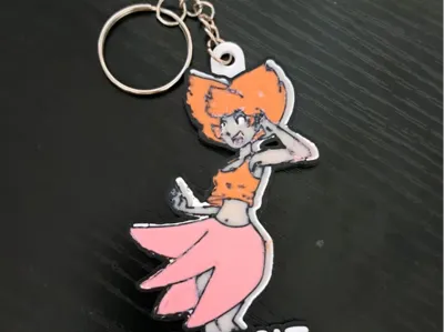 Personalized Mika keychain, from Super Epic