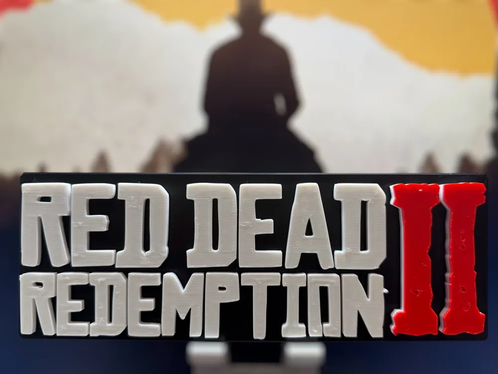 Red Dead Redemption II Logo by Hylijan - MakerWorld