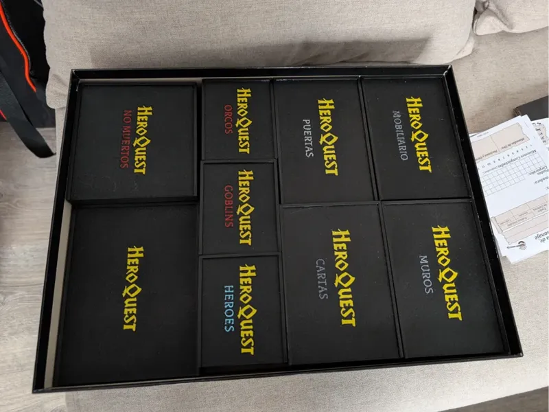Heroquest 2021 Storage Box Solution - English
