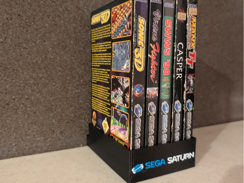 Sega Saturn Game Case Holder