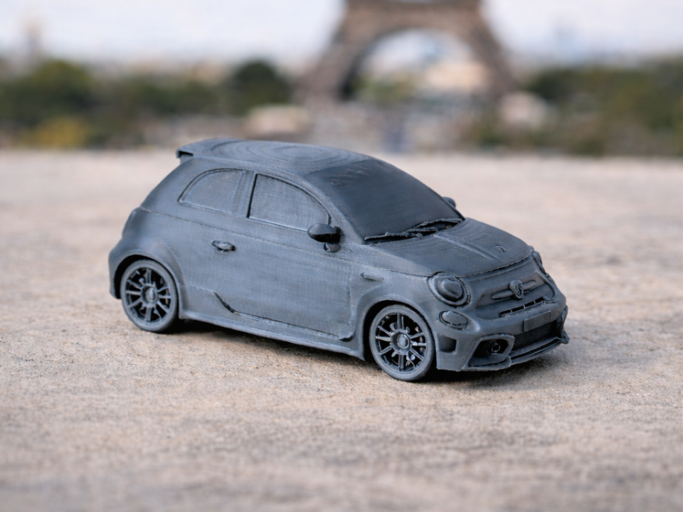 Fiat 500 Abarth – Detailed 3D Miniature