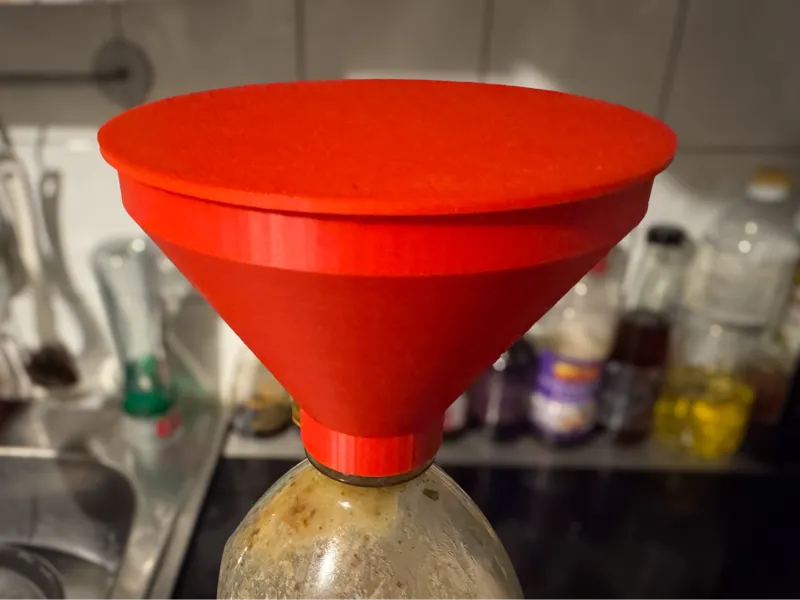 Funnel for Soda-bottle (EU-style) for grease etc