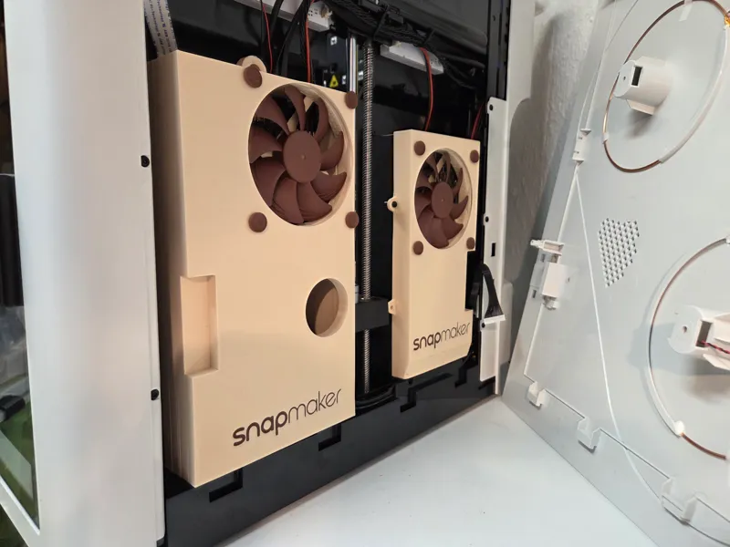 Snapmaker U1 Improved PSU and Motherboard Cooling