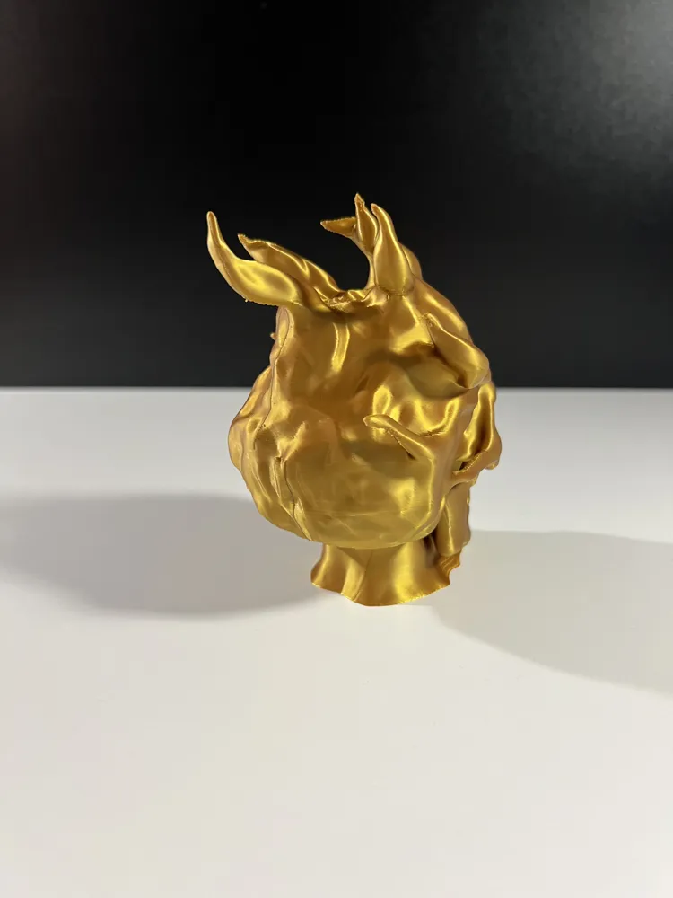 Flame Skull - Free 3D Print Model - MakerWorld
