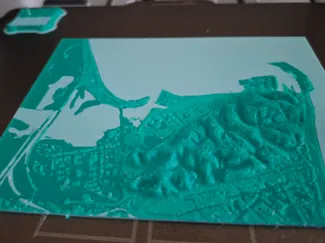 Napier, New Zealand - topographic map