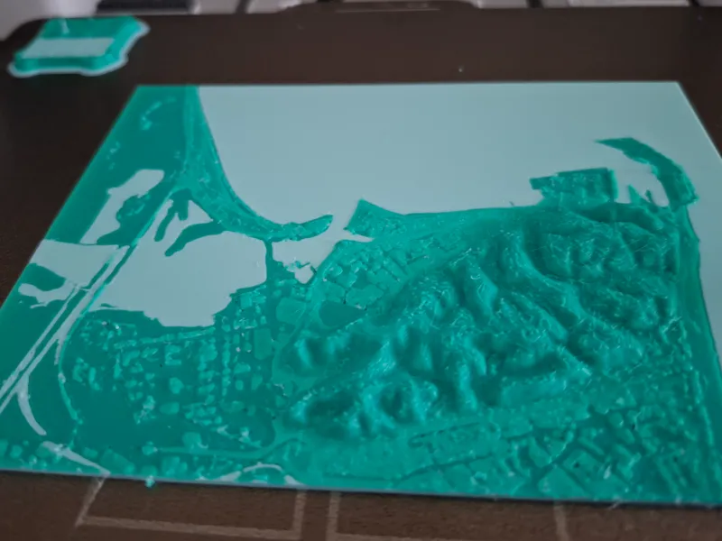 Napier, New Zealand - topographic map