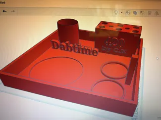 Dabtray / Dabbingstation