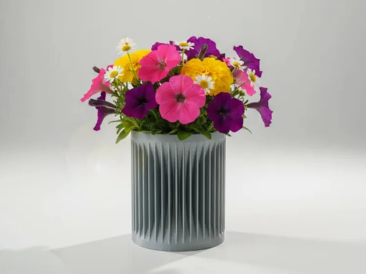 3D Effect Flower Pot / Planter