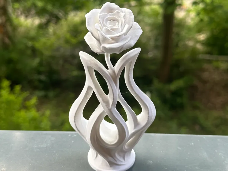 Abstract Flower Sculpture